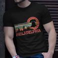 Vintage Retro Bad Things Happen In Philadelphia Unisex T-Shirt Gifts for Him