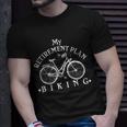 Vintage Retro My Retirement Plan Biking Unisex T-Shirt Gifts for Him