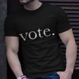 Vote Simple Logo V2 Unisex T-Shirt Gifts for Him