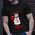 We All Meow Down Here Kitten Halloween Quote Unisex T-Shirt Gifts for Him