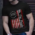 We The People 1776 Distressed Usa American Flag Tshirt Unisex T-Shirt Gifts for Him