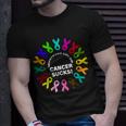 Whatever Color Cancer Sucks Tshirt Unisex T-Shirt Gifts for Him