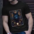 Wolf Dream Catcher Moon Phases Tshirt Unisex T-Shirt Gifts for Him
