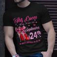 Womens This Queen Was Born On September 24Th High Heel Birthday Unisex T-Shirt Gifts for Him