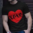 Xoxo Valentines Heart Unisex T-Shirt Gifts for Him