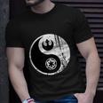 Yin Yang Rebel Alliance Galactic Empire Star Geek Nerd Unisex T-Shirt Gifts for Him