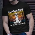 Yoga Llamaste Mother Fvcker Retro Vintage Mans T-shirt Gifts for Him
