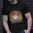 You Mess With The Honk You Get The Bonk Funny Retro Vintage Goose Tshirt Unisex T-Shirt Gifts for Him