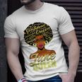 Black African American Melanin Afro Queen June Birthday Unisex T-Shirt Gifts for Him