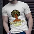 Black African American Melanin Afro Queen September Birthday Unisex T-Shirt Gifts for Him
