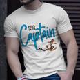Dibs On The Captain Fire Captain Wife Girlfriend Sailing T-shirt Gifts for Him
