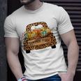 Halloween Pumpkin Farm Farmer Leopard Truck Farmers Wife Unisex T-Shirt Gifts for Him