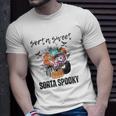 Halloween Sorta Sweet Sorta Spooky Pumpkin Florals Gift Unisex T-Shirt Gifts for Him