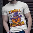 I Smell Children Funny Dad Mom Teacher Halloween Costume V3 Unisex T-Shirt Gifts for Him