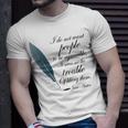 Jane Austen Funny Agreeable Quote Unisex T-Shirt Gifts for Him