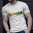 Juneteenth Holiday Logo Unisex T-Shirt Gifts for Him