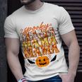 Spooky Mama Spooky Season Funny Halloween Mom Mommy Gifts Unisex T-Shirt Gifts for Him