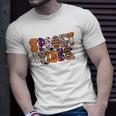 Thick Thights And Spooky Vibes Boo Colorful Halloween Unisex T-Shirt Gifts for Him