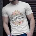 Womens Bride Squad Bachelorette Party Bridal Shower Bridesmaid V2 Unisex T-Shirt Gifts for Him