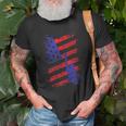 4Th Of July Usa Flag American Patriotic Statue Of Liberty Unisex T-Shirt Gifts for Old Men