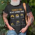 6 Things I Do In My Spare Time Play Video Games Gaming T-shirt Gifts for Old Men