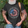 A Good Girl Loves Her Mama Jesus And America Too 4Th Of July Unisex T-Shirt Gifts for Old Men