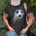 Argentina Soccer Argentinian Flag Pride Soccer Player Unisex T-Shirt Gifts for Old Men