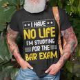 Bar Exam Law School Graduate Graduation V2 T-shirt Gifts for Old Men
