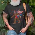 Bigfoot Fireworks 4Th Of July Boys Sasquatch T-shirt Gifts for Old Men
