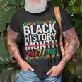 Black History Month 2022 Black History 247365 Melanin T-shirt Gifts for Old Men
