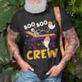 Boo Boo Crew Nurse Funny Ghost Women Halloween Nurse Unisex T-Shirt Gifts for Old Men
