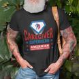 Caregiver Superhero Official Aca Apparel Unisex T-Shirt Gifts for Old Men