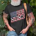 Class Of 2023 Usa Senior 2023 American Flag Unisex T-Shirt Gifts for Old Men