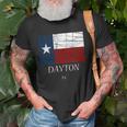 Dayton Tx Texas Flag City State Gift Unisex T-Shirt Gifts for Old Men