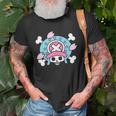 Doctor Reindeer Chop Cotton Candy Pirate Flag Jolly Roger Unisex T-Shirt Gifts for Old Men
