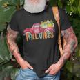 Fall Vibes Old School Truck Full Of Pumpkins And Fall Colors T-shirt Gifts for Old Men