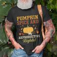 Feminist Rights Pumpkin Spice And Reproductive Rights T-shirt Gifts for Old Men