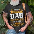 Firefighter Proud Firefighter Dad Most People Never Meet Their Heroes Unisex T-Shirt Gifts for Old Men