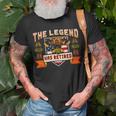 Firefighter The Legend Has Retired Fireman Firefighter _ Unisex T-Shirt Gifts for Old Men
