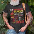 Firefighter Vintage Im A Firefighter Grandpa Definition Much Cooler Unisex T-Shirt Gifts for Old Men