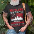 Firefighter Wildland Firefighter Job Title Rescue Wildland Firefighting V2 Unisex T-Shirt Gifts for Old Men