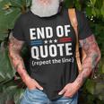 Funny Joe End Of Quote Repeat The Line V2 Unisex T-Shirt Gifts for Old Men