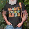 Funny Retro Groovy Birthday Family Matching Cute Groovy Mama Unisex T-Shirt Gifts for Old Men