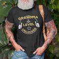 Grandma Level Unlocked Soon To Be Grandma Gift Unisex T-Shirt Gifts for Old Men