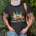 Happy Fall Yall Tshirt Gnome Leopard Pumpkin Autumn Gnomes T-Shirt Gifts for Old Men