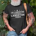 Im Langston Doing Langston Things Unisex T-Shirt Gifts for Old Men