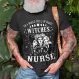 In A World Full Of Basic Witches Be A Nurse Halloween Witch Unisex T-Shirt Gifts for Old Men