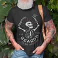 Its The Season To Be Spooky | Halloween Scary Skeleton Unisex T-Shirt Gifts for Old Men