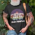 Its Weird Being The Same Age As Old People Retro Sunset T-shirt Gifts for Old Men