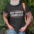Keep America Trumpless Gift V6 Unisex T-Shirt Gifts for Old Men